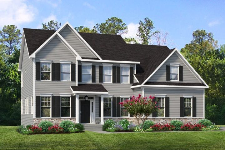 Rendering of Jamison model home exterior