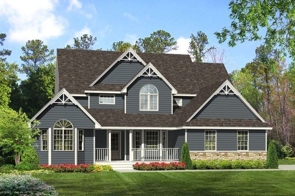 Rendering of Riverside model home exterior